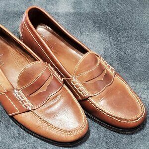 Cole Haan Brown Leather Penny Loafers Mens Size 11.5
